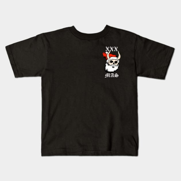 XXXMAS Krampus Kids T-Shirt by JETBLACK369